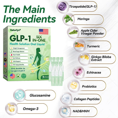 👩‍⚕️Proudly Made for the USA | Naturlyx® GLP-1 Oral Solution  ✨Backed by Science | 6-in-1 Formula | Visible Results in 7 Days🍀🥇