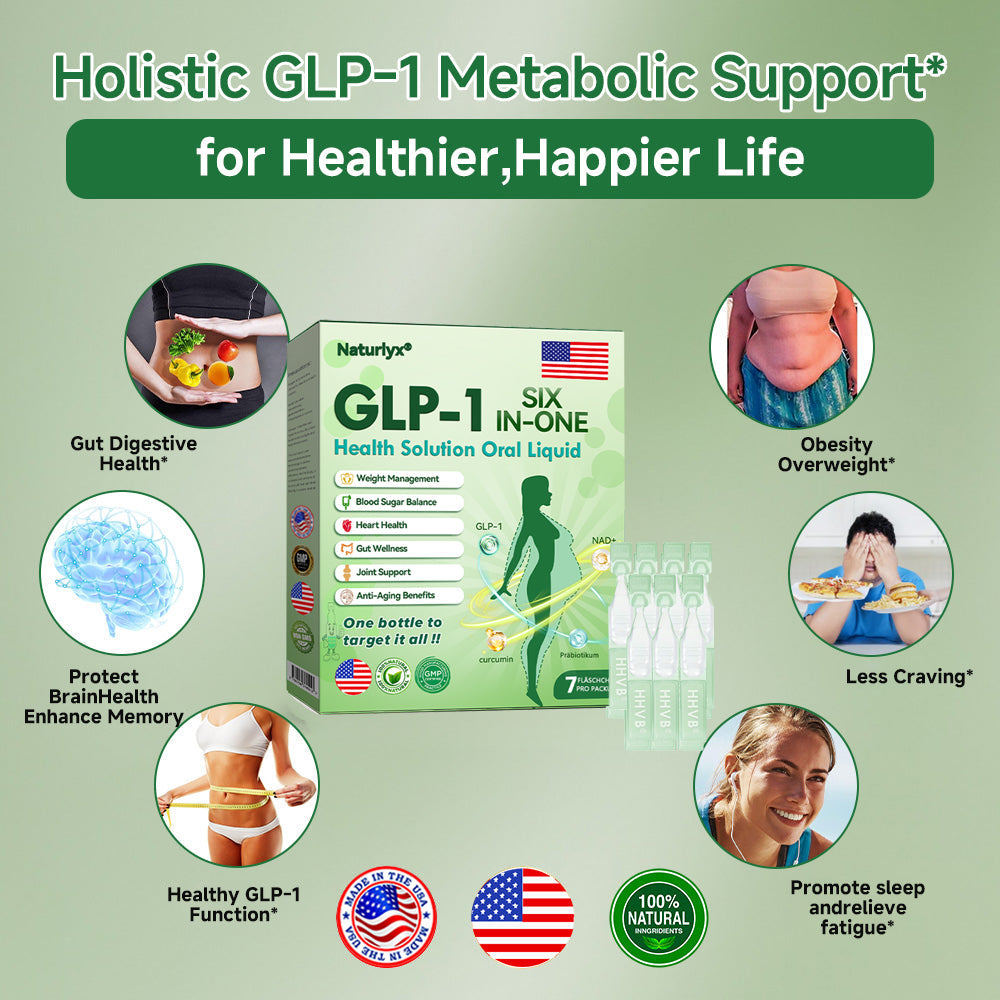 👩‍⚕️Proudly Made for the USA | Naturlyx® GLP-1 Oral Solution  ✨Backed by Science | 6-in-1 Formula | Visible Results in 7 Days🍀🥇