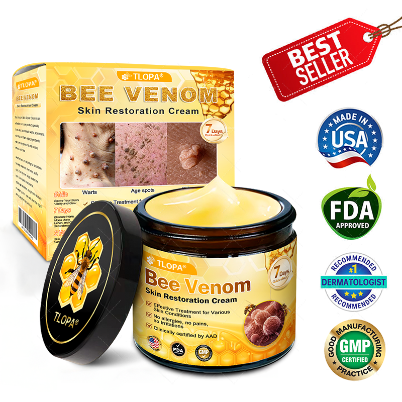 🛒🔥TLOPA® Bee Venom Repair Radiance Cream | Unlock Smooth Skin, Fight Sagging 🎁 Lightweight Daily Care, Limited-Time 70% OFF🔥🔥