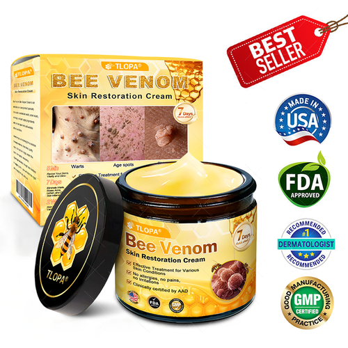 🛒🔥TLOPA® Bee Venom Repair Radiance Cream | Unlock Smooth Skin, Fight Sagging 🎁 Lightweight Daily Care, Limited-Time 70% OFF🔥🔥
