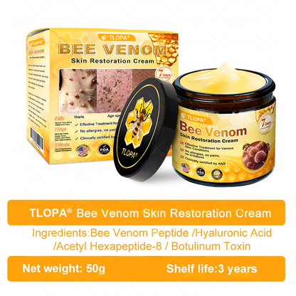 🛒🔥TLOPA® Bee Venom Repair Radiance Cream | Unlock Smooth Skin, Fight Sagging 🎁 Lightweight Daily Care, Limited-Time 70% OFF🔥🔥