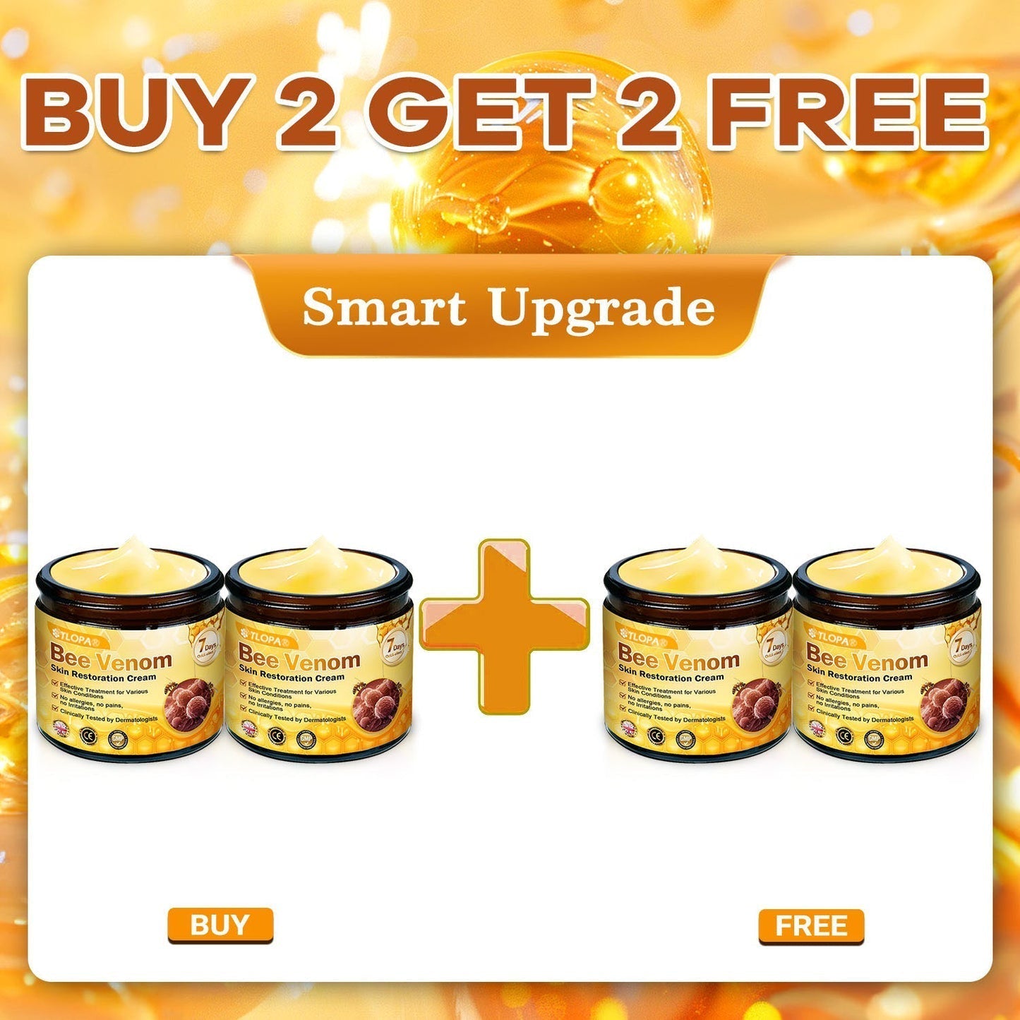 🛒🔥TLOPA® Bee Venom Repair Radiance Cream | Unlock Smooth Skin, Fight Sagging 🎁 Lightweight Daily Care, Limited-Time 70% OFF🔥🔥