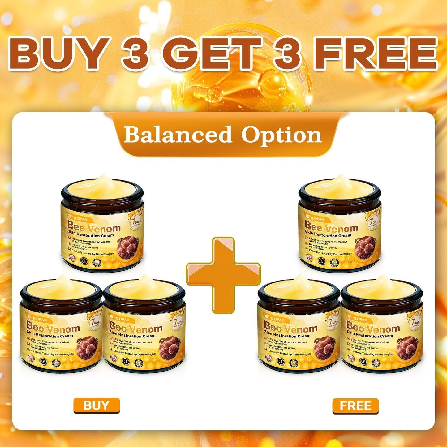 🛒🔥TLOPA® Bee Venom Repair Radiance Cream | Unlock Smooth Skin, Fight Sagging 🎁 Lightweight Daily Care, Limited-Time 70% OFF🔥🔥