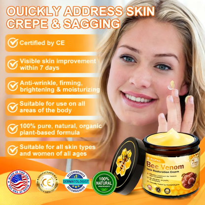 🛒🔥TLOPA® Bee Venom Repair Radiance Cream | Unlock Smooth Skin, Fight Sagging 🎁 Lightweight Daily Care, Limited-Time 70% OFF🔥🔥
