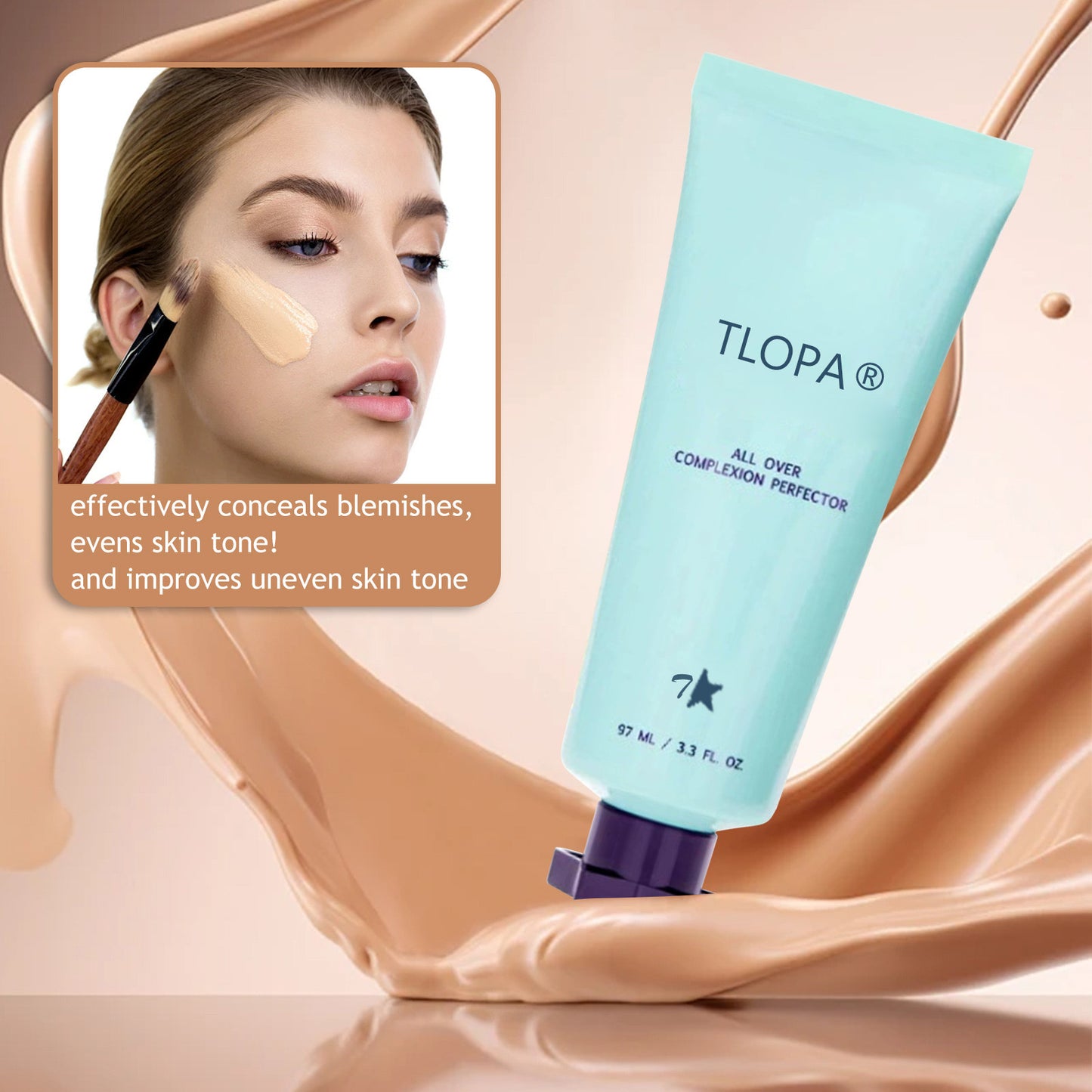 TLOPA® Tinted Moisturizer – Lightweight Hydration & Natural, Buildable Coverage for an Instant Glow💧✨ Lightweight & waterproof