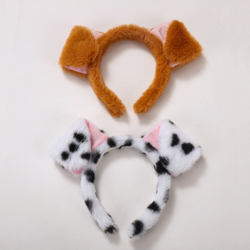 "Plush Cat Ear Headband – Fluffy Cosplay Hair Accessory for Parties & Photoshoots"