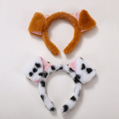 "Plush Cat Ear Headband – Fluffy Cosplay Hair Accessory for Parties & Photoshoots"