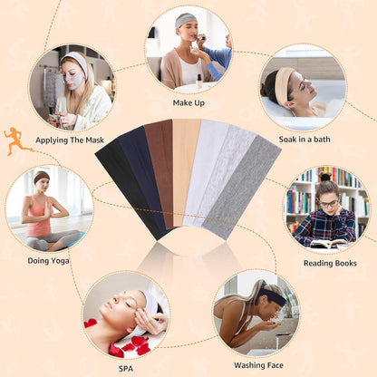 "Premium Non-Slip Sports Headband – Soft, Stretchy, Sweat-Wicking & Machine Washable for Men & Women"